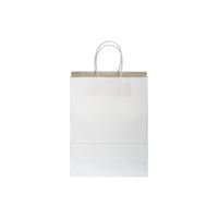 SHOPPER IN CARTA CON MANICI RITORTI